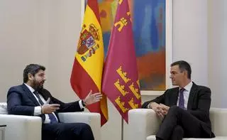 Pedro Sánchez prosigue su ronda de contactos con los presidentes autonómicos con Fernando López Miras, Carlos Mazón y Emiliano García-Page