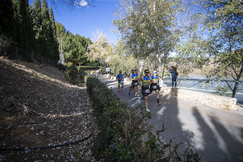 Duatlón en el campo de fútbol de Archena