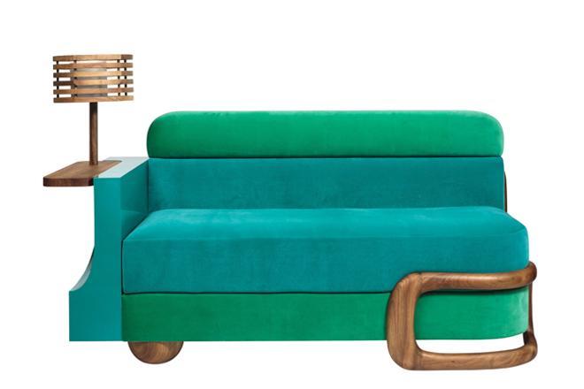 Decoración de los años 70: sofá 'Love Seat' de Rouge Absolu