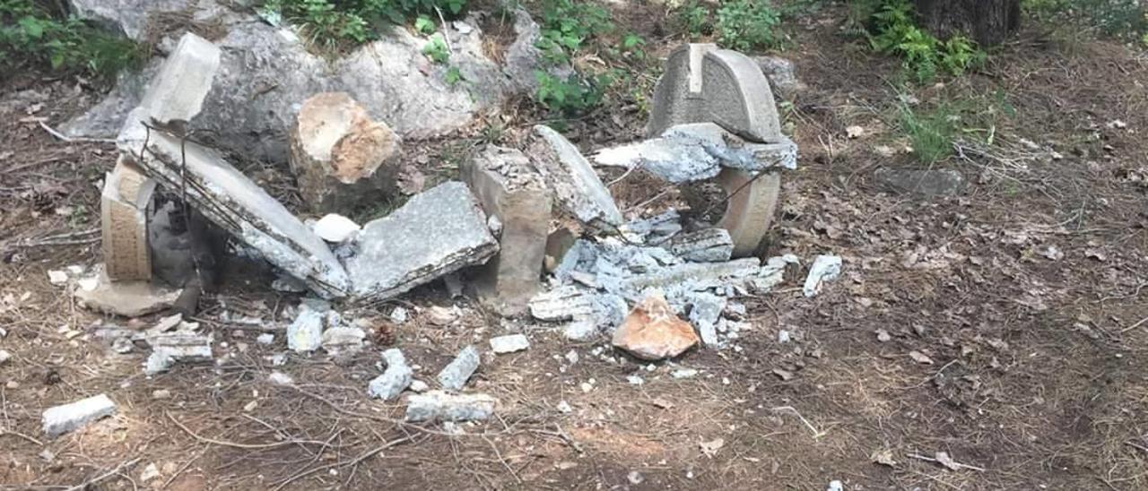 El vandalismo en el paraje de l&#039;Ermita indigna a los vecinos de Benifairó