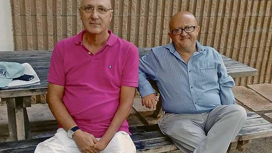 Jaume Ferrer y Joan Capó, dos de los afectados por la talidomida de Mallorca.