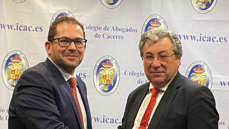 Carlos Alberto Montero es nombrado decano del Colegio de Abogados de Cáceres