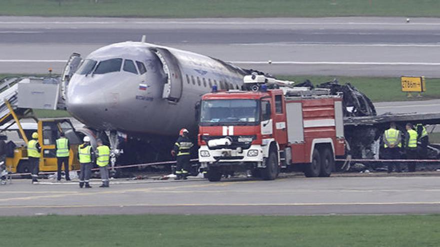 Una errada dels pilots va provocar l&#039;incendi en un avió a Rússia