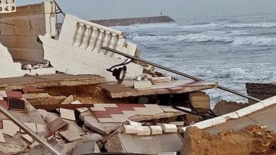 Estado en el que quedó tras el paso del temporal Gloria. | LEVANTE-EMV