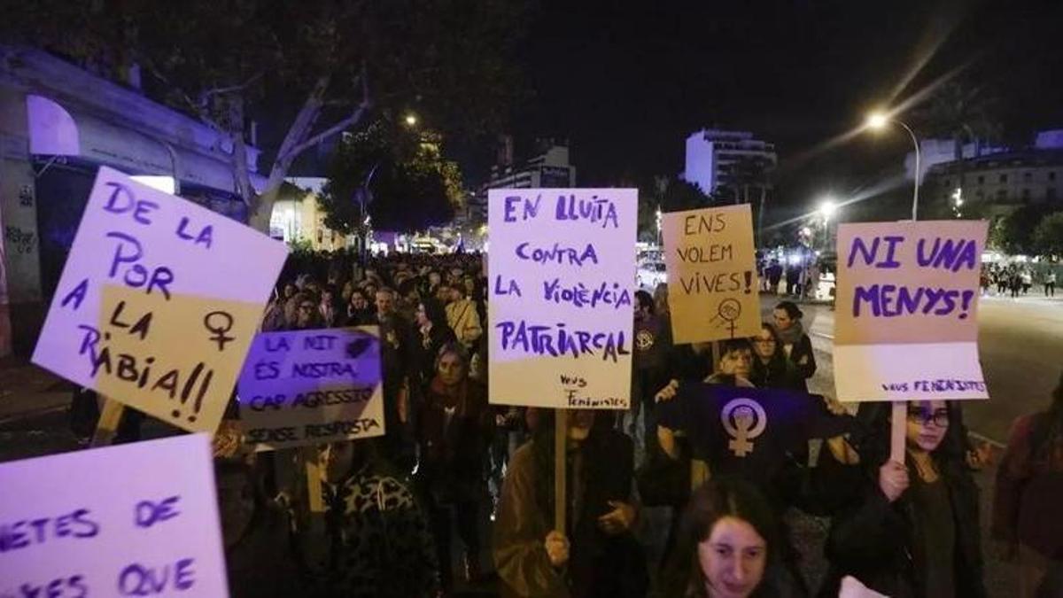 Immer am 25. November gehen Frauen auf Mallorca gegen häusliche Gewalt auf die Straße.