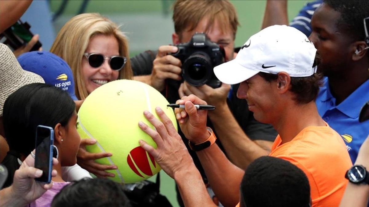 Rafa Nadal habló de la Davis y del Open USA