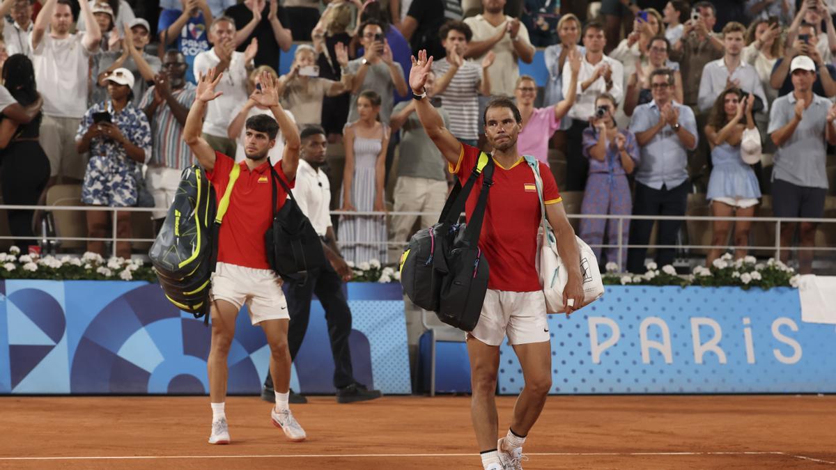 Alcaraz y Nadal se despiden de los Juegos Olímpicos de París 2024.