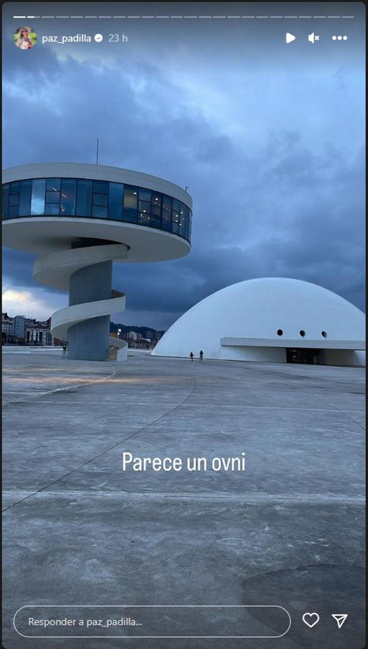 Publicación de Paz Padilla en el Niemeyer