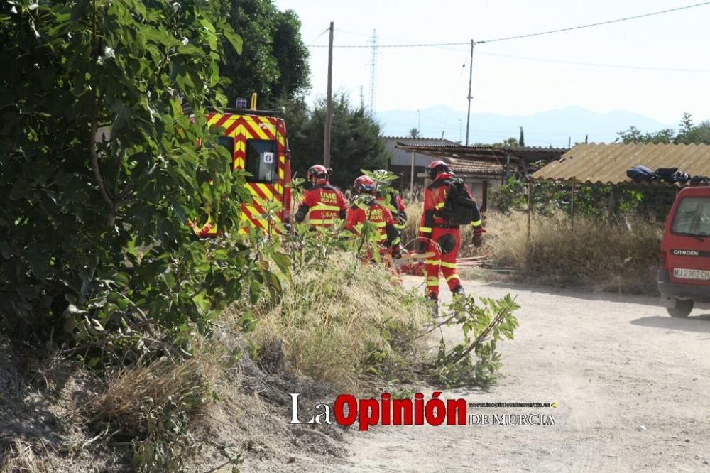 Simulacro en Lorca por inundaciones, terremoto y f