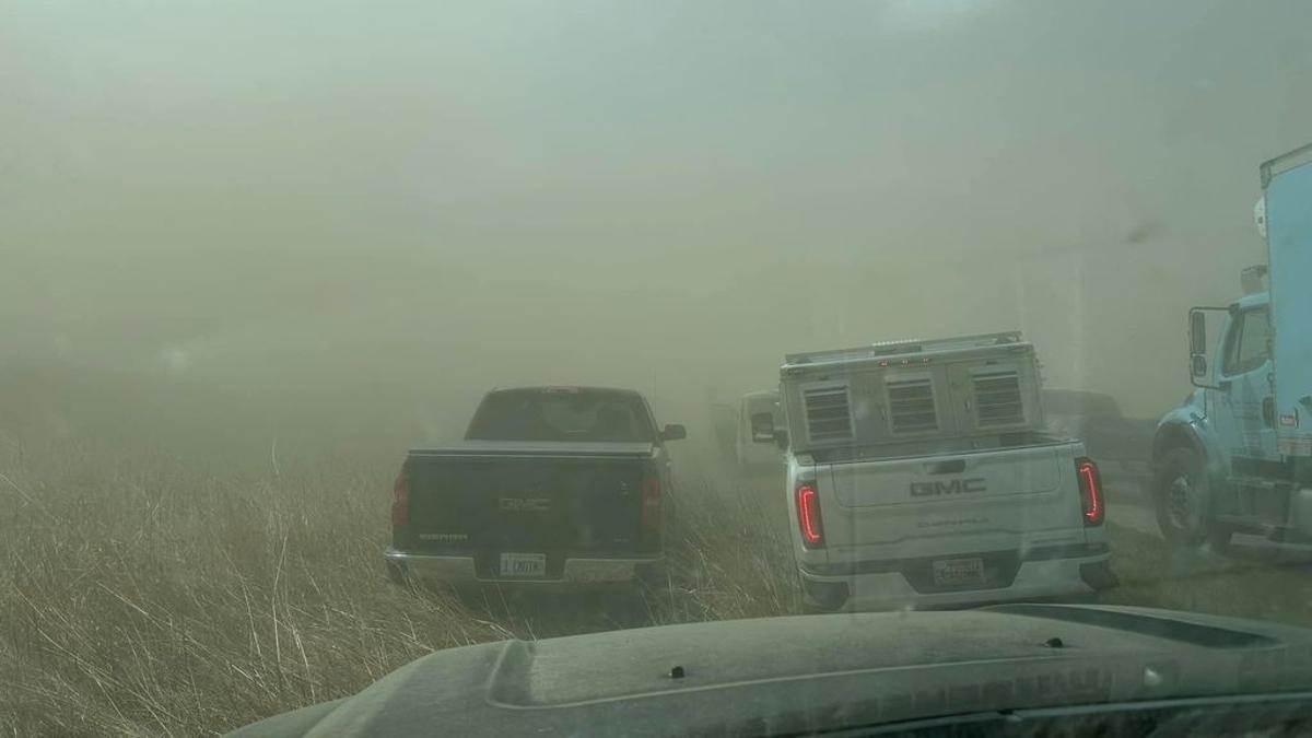 Tormenta de arena en Illinois (EEUU).