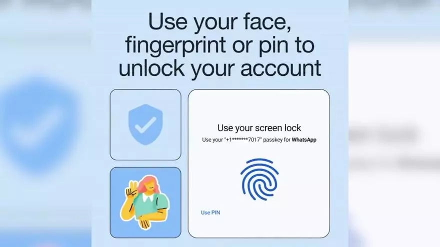 Los usuarios de WhatsApp en Android podrán iniciar sesión con huella dactilar o reconocimiento facial