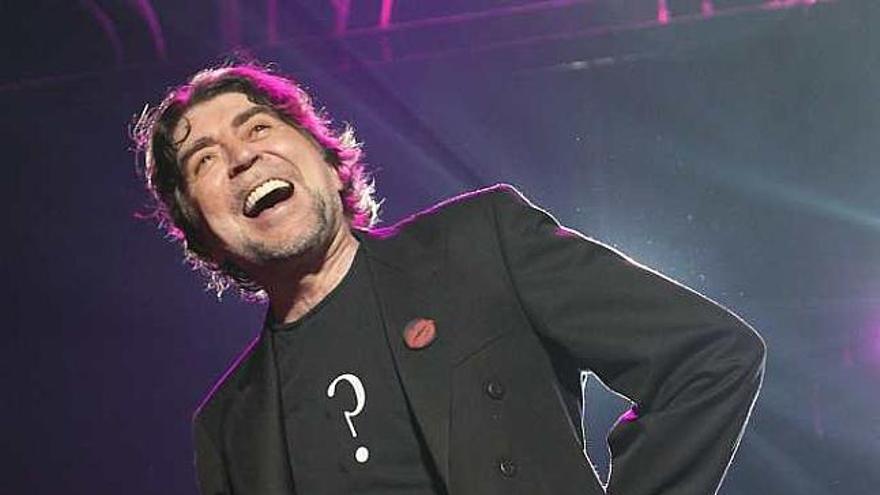 Joaquín Sabina el pasado miércoles en Gijón.