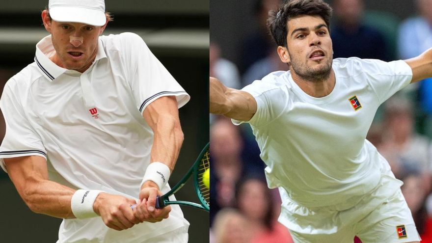 Wimbledon: Cameron Norrie - Carlos Alcaraz, en directo