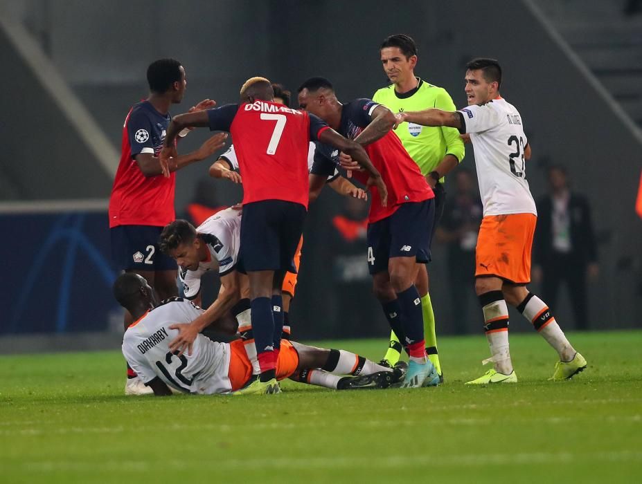 Lille - Valencia CF: Las mejores fotos