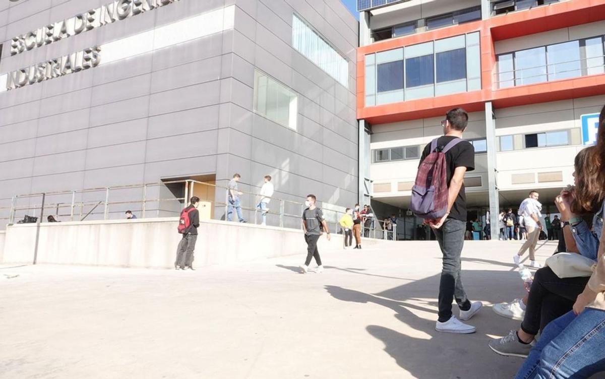 Alumnos de la Universidad de Málaga.