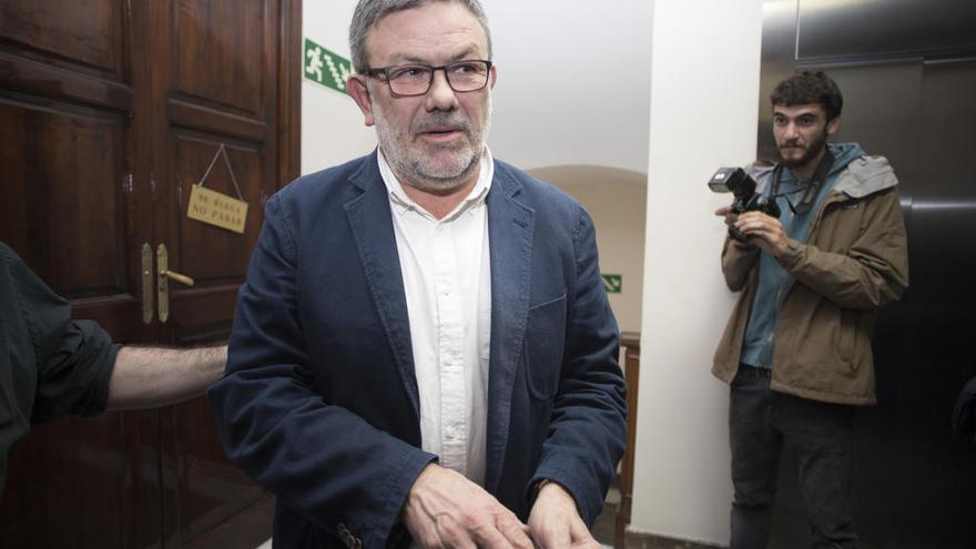 Toni Lorenzo, en el Ayuntamiento de Castelló