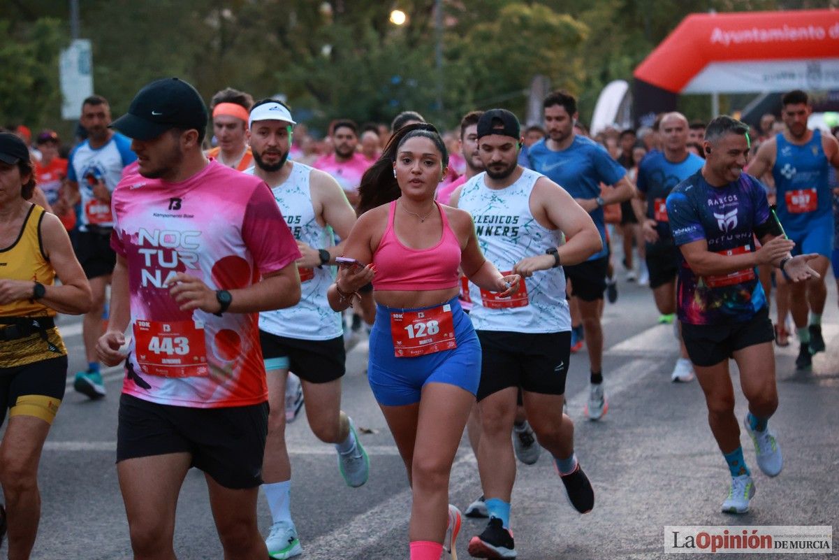 Las mejores imágenes de la carrera nocturna de Murcia