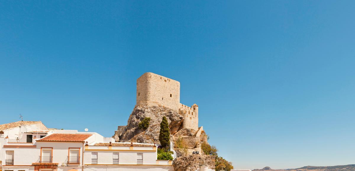 Foto panorámica de los pueblos blancos, Olvera.