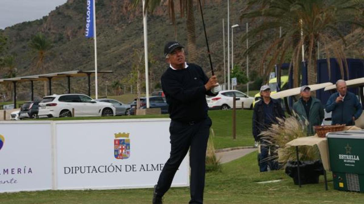 José Manuel Carriles en plena campeonato de España