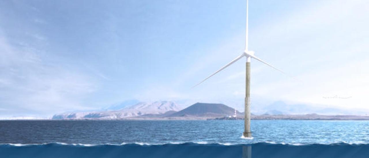 Canarias duplicará su producción eólica con el despliegue de molinos en el mar