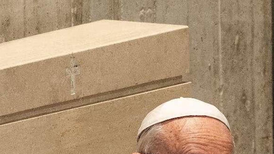 El papa Francisco, ayer, en el Vaticano.