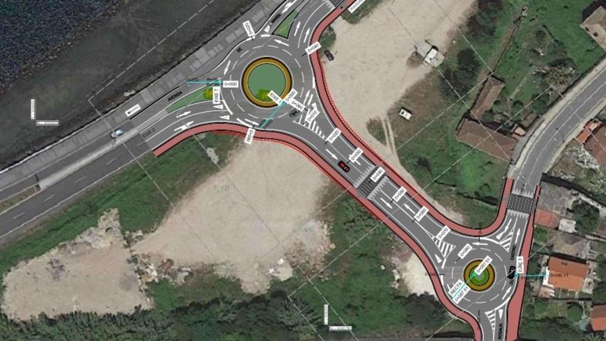 Plano de la zona en la que se proyecta el nuevo vial.