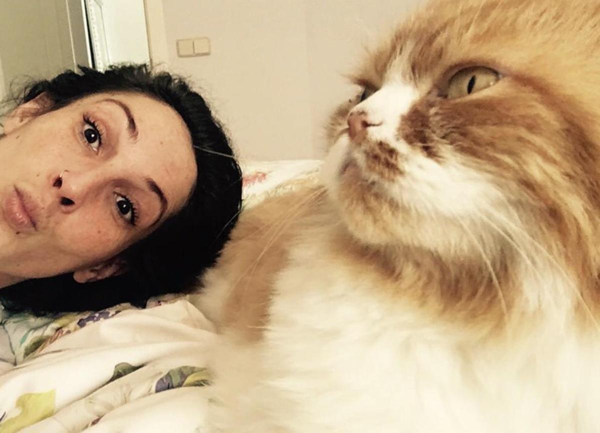 Malú también tenía un gato, presumiendo de 'mini zoo', como ella decía