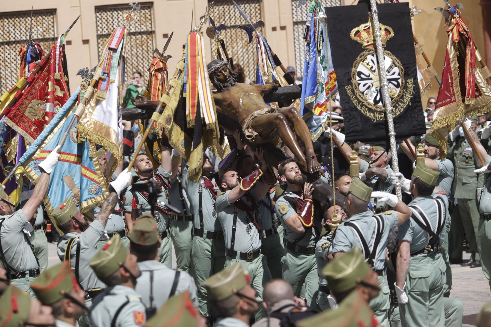 Las imágenes del traslado de la Legión del Cristo de la Buena Muerte de Mena