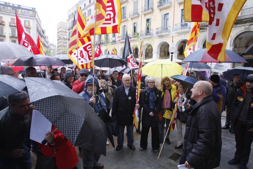 Manifestació pensionistes Girona