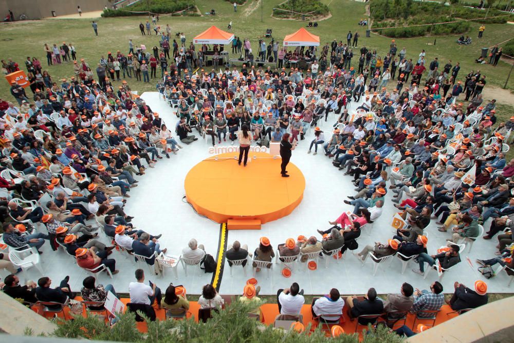 Mitin de Joan Ribó en el Parc Central