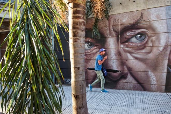 Mural en la Ciudad Vieja de Montevideo