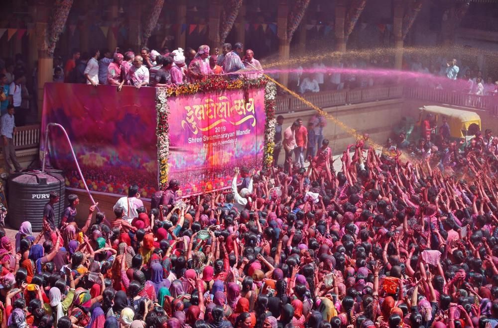 Holi, el festival dels colors, a Kathmandu