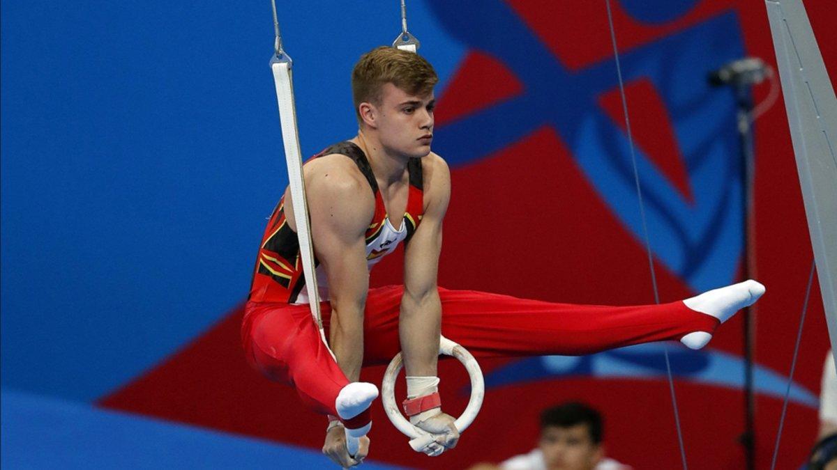 Joel Plata, subcampeón de España de gimnasia artística