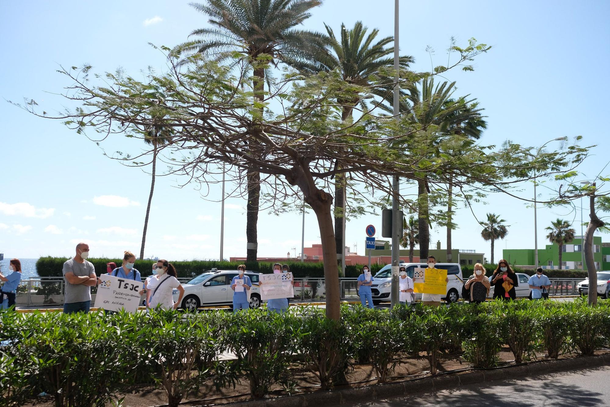 La ministra de Sanidad Carolina Darias visita el Hospital Universitario Insular de Gran Canaria