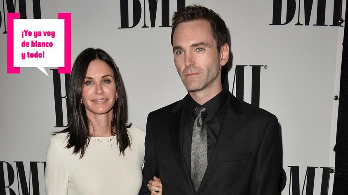 Courteney Cox y su novio marido, Johnny McDaid