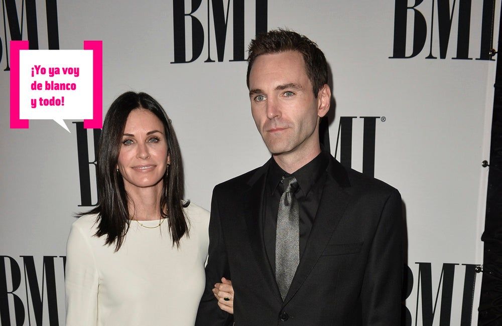 Courteney Cox y su novio marido, Johnny McDaid