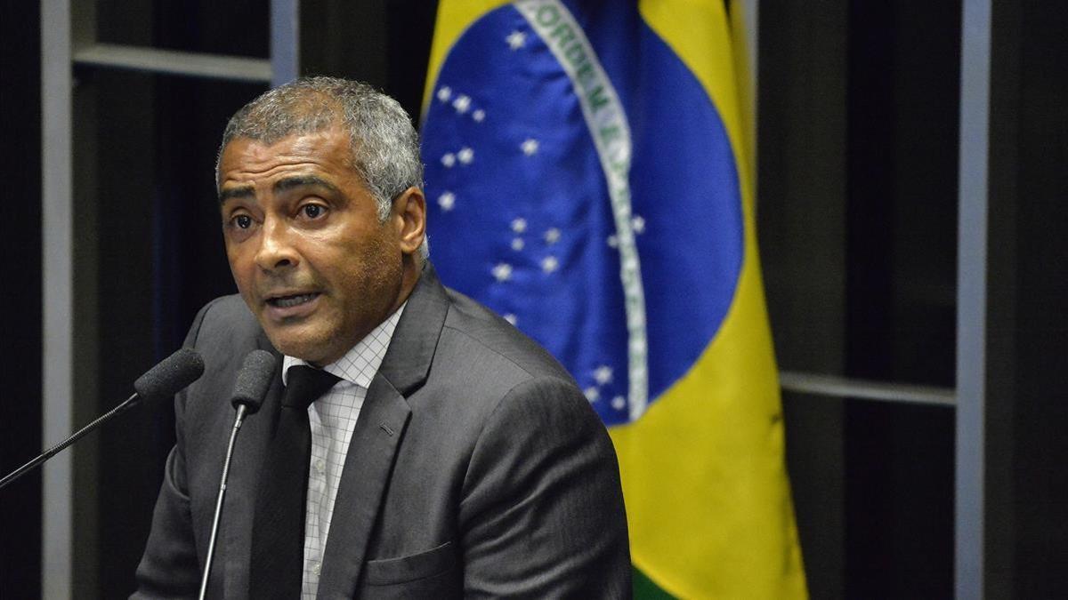 Romário, en un acto pasado como senador.