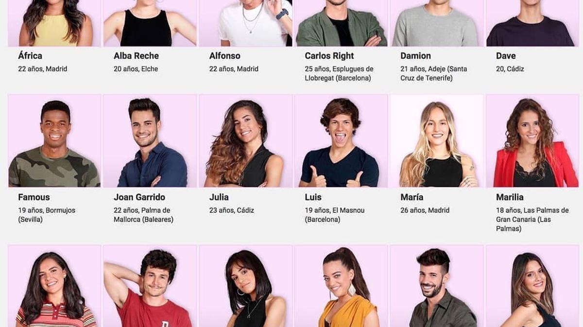 Conocemos a los 18 concursantes de OT 2018