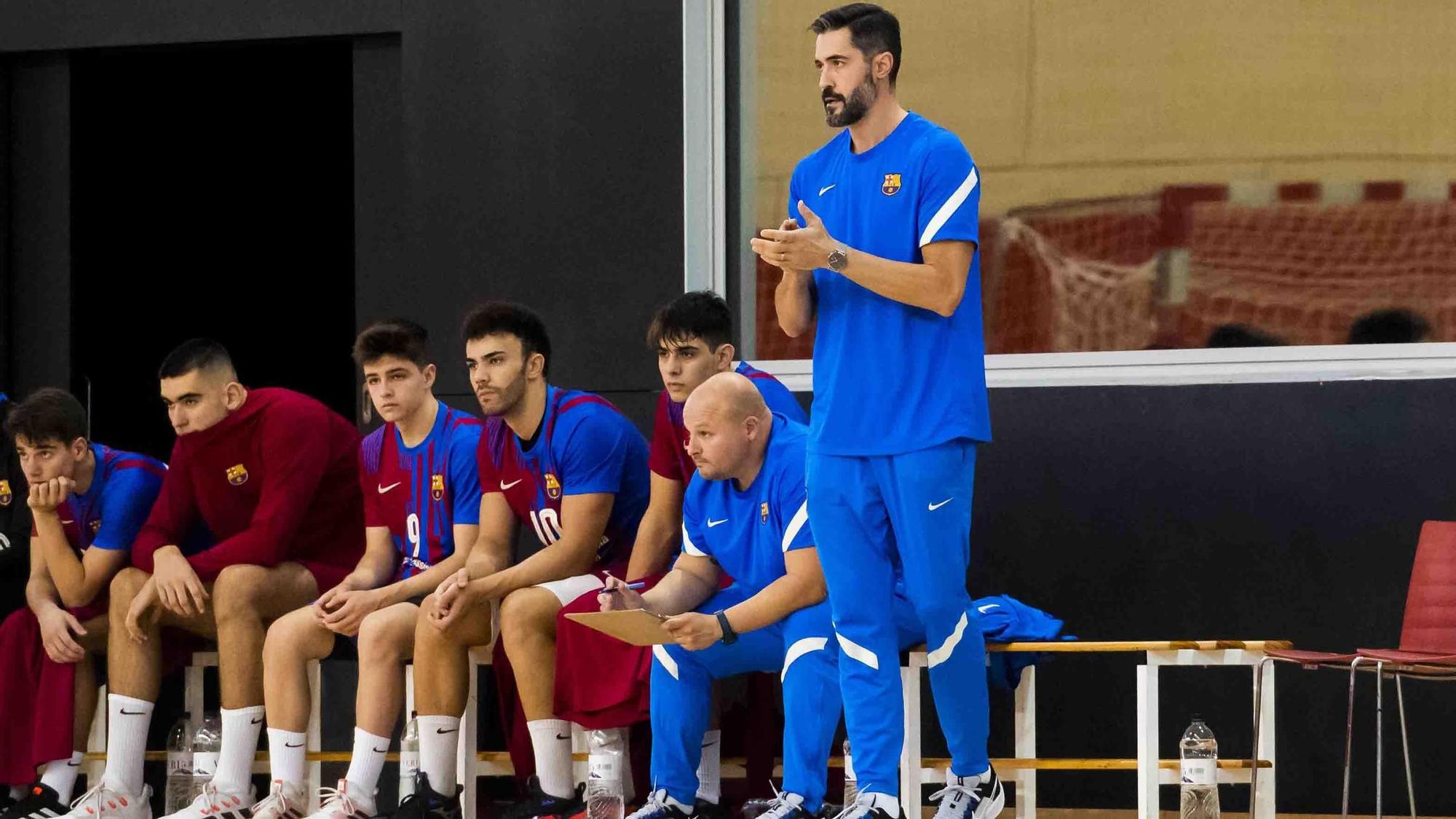 Entrerríos es feliz entrenando a un juvenil azulgrana que arrasa