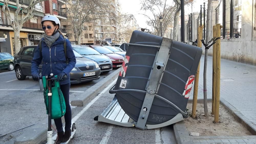 Incidencias en la Comunitat Valenciana por el fuerte viento