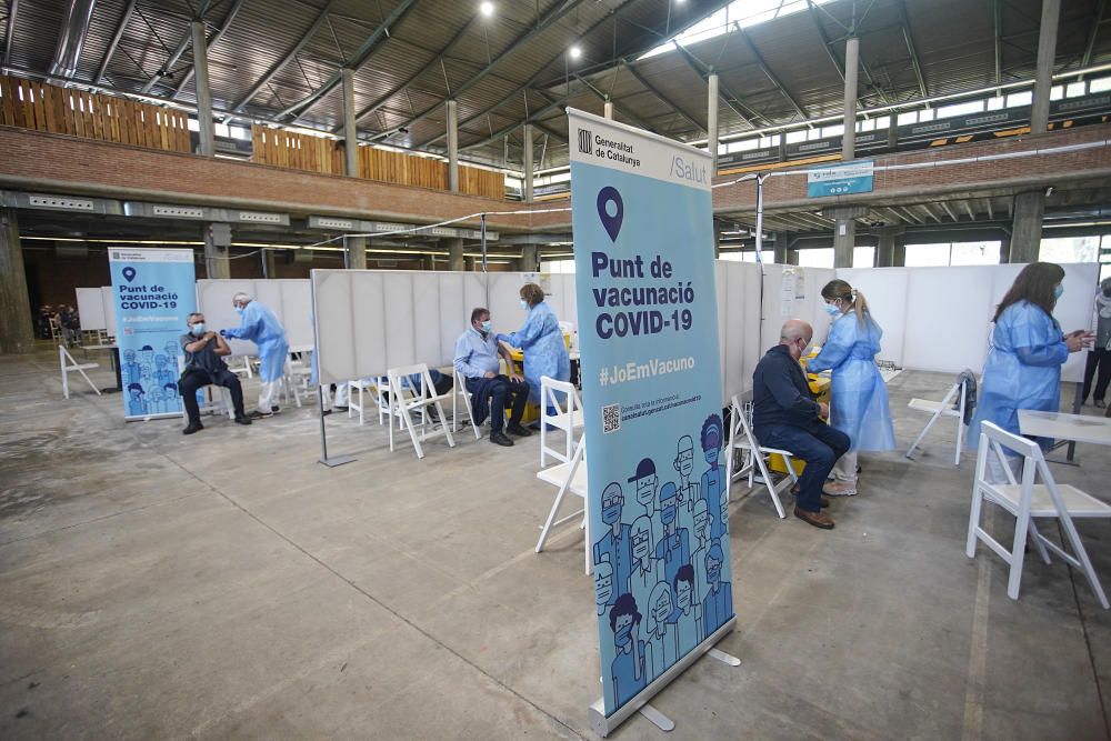 Salut obre el punt de vacunació massiu del Palau de Fires de Girona