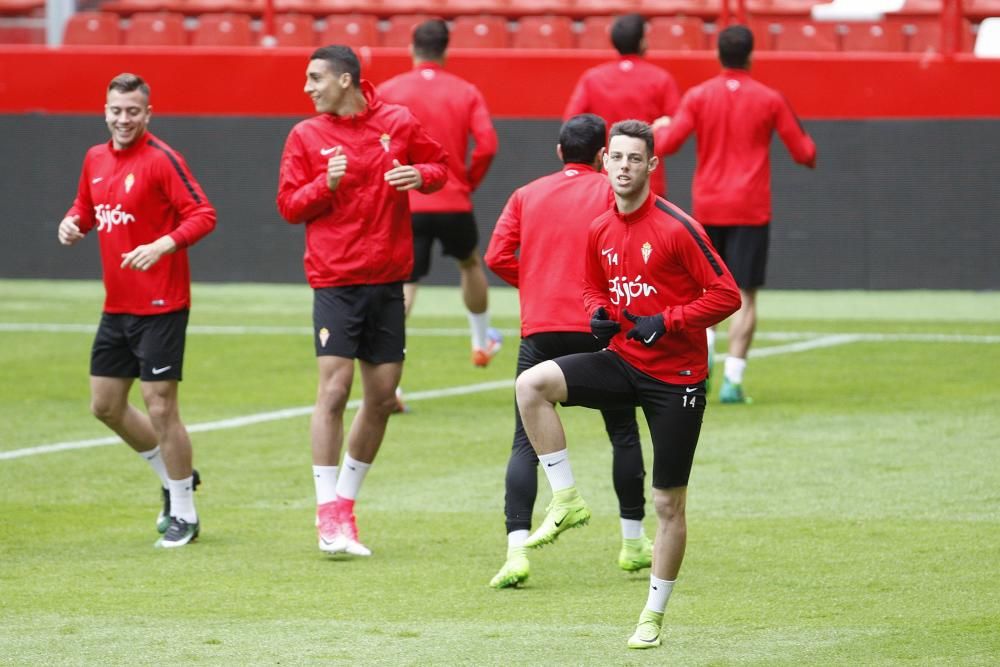 Entrenamiento del Sporting