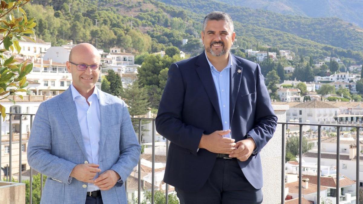 José Carlos Martín y Josele González han hecho balance del gobierno PSOE-Cs en Mijas.