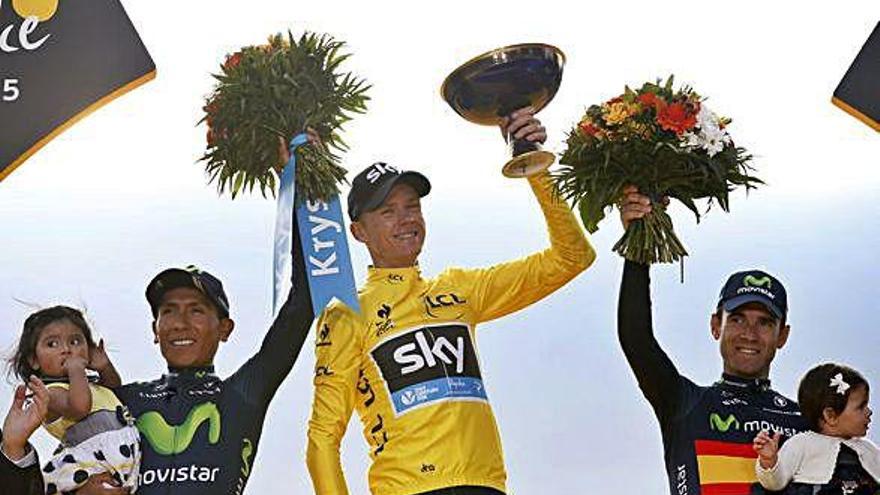 El soñado podio en el Tour de Francia