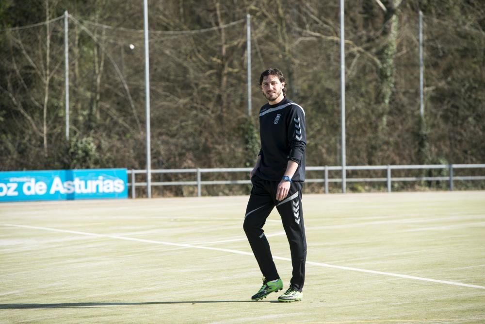 Generelo dirige su primer entrenamiento del Real Oviedo