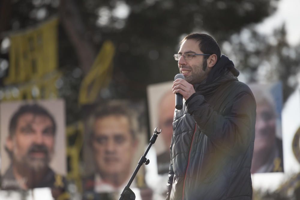 Acte a l'esplanada de Lledoners convocat per Assem