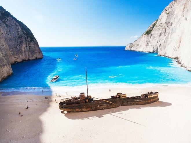 Playa de Navagio, Grecia