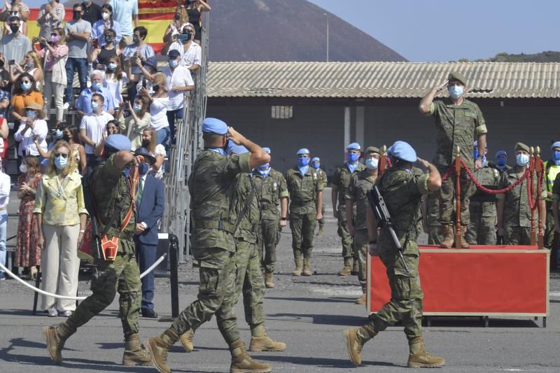 Despedida a militares que parten a Beirut en misión de Paz