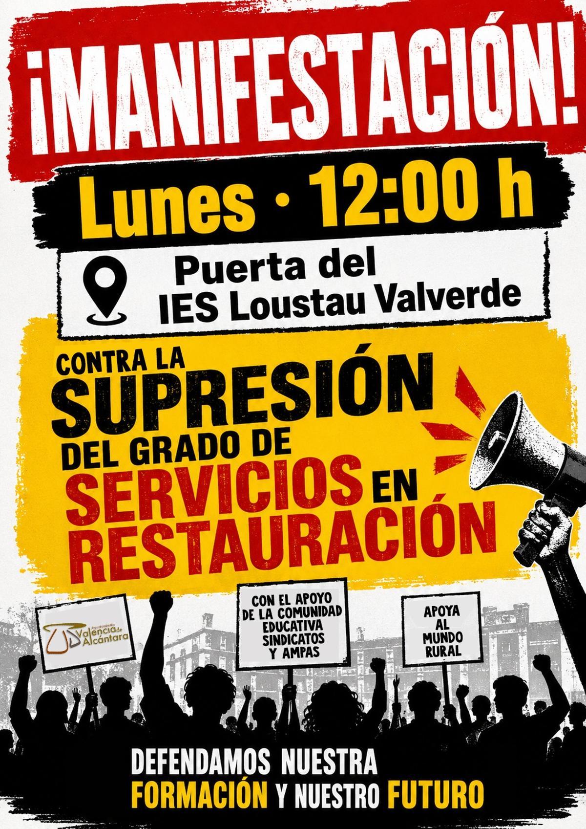 Cartel de la convocatoria.