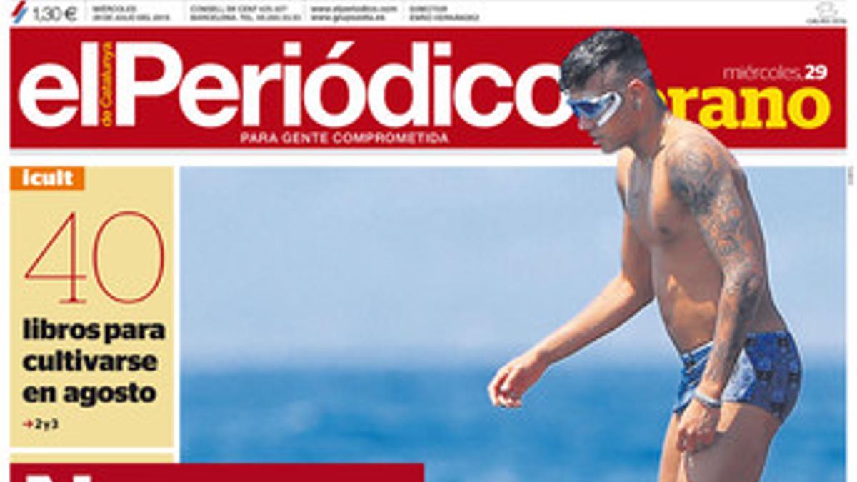 La portada de EL PERIÓDICO DEL VERANO del 29 de julio